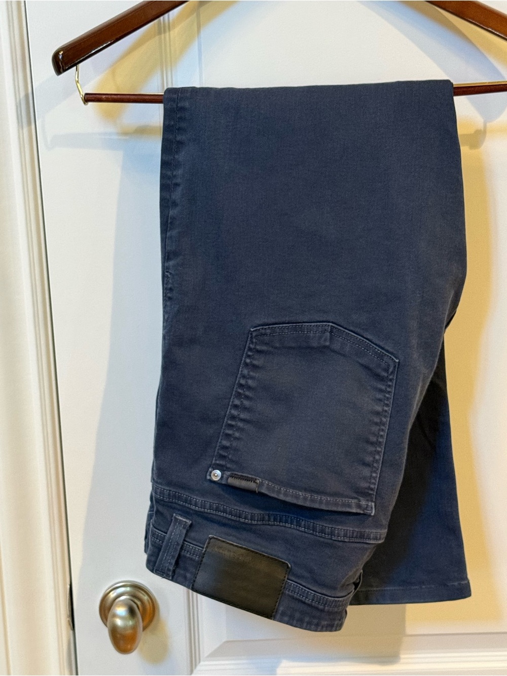 Fidelity Men's Straight-Leg Navy Jeans